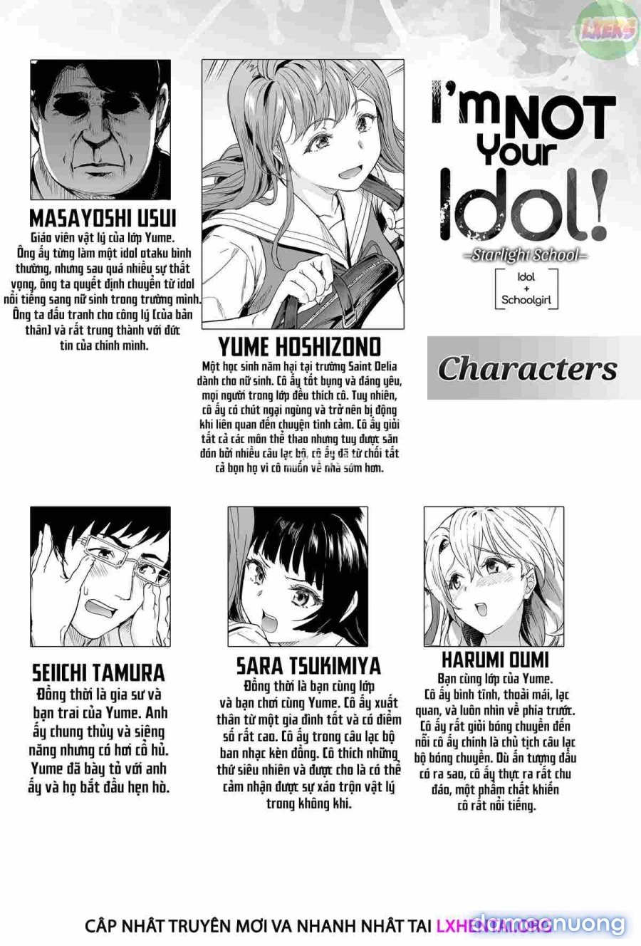 Em không phải idol của thầy! 