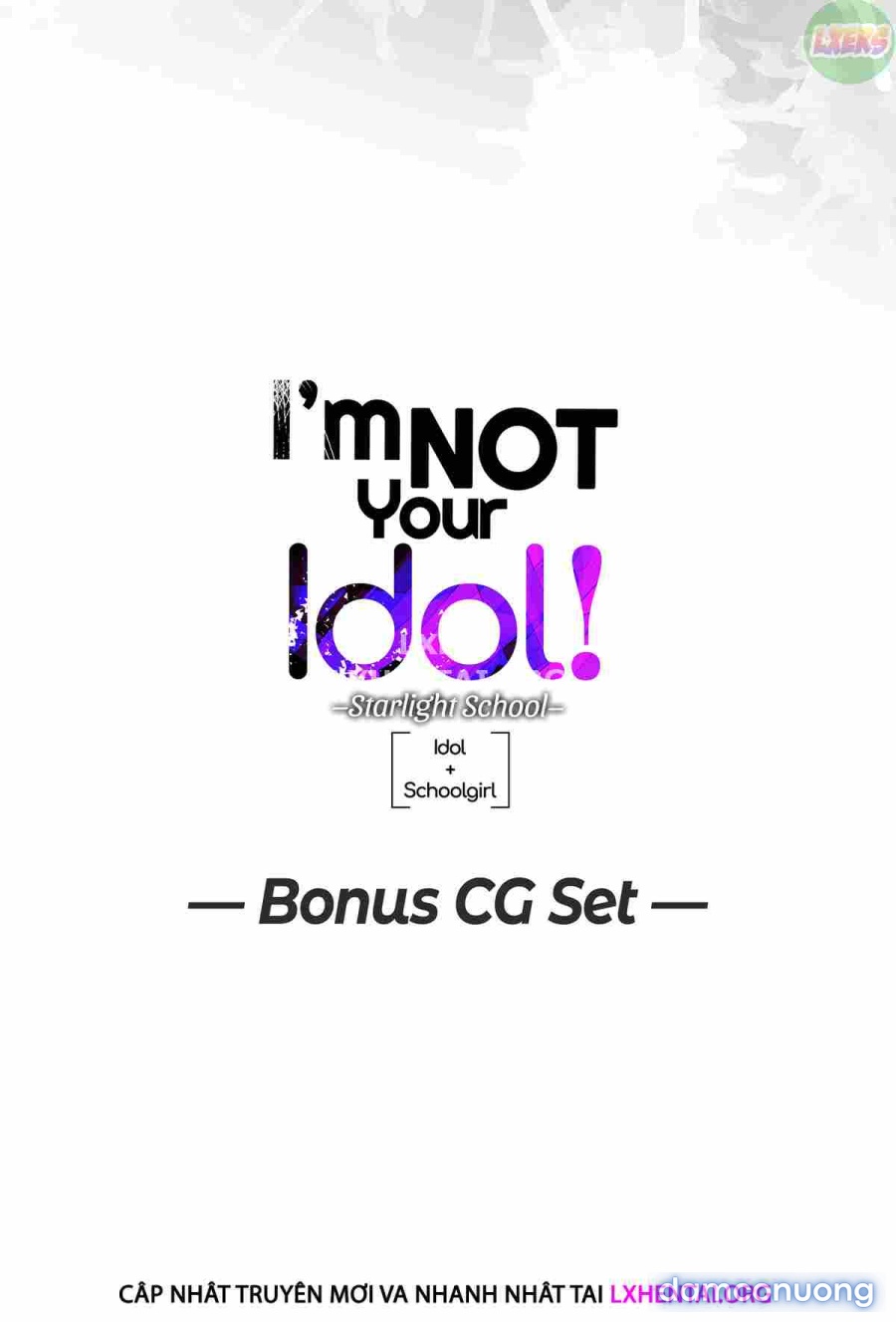 Em không phải idol của thầy! 