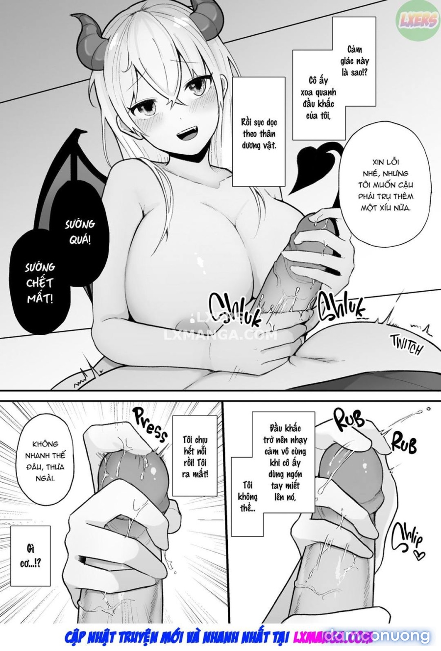 Bị Cặp Chị Em Succubus Vắt Kiệt 