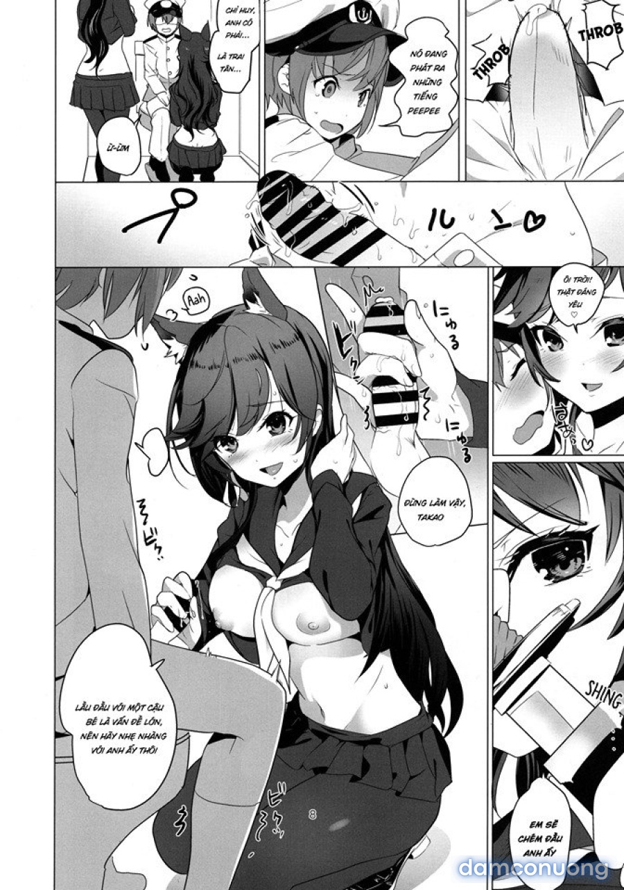 Cám dỗ sau giờ học của chị em Atago Và Takao 