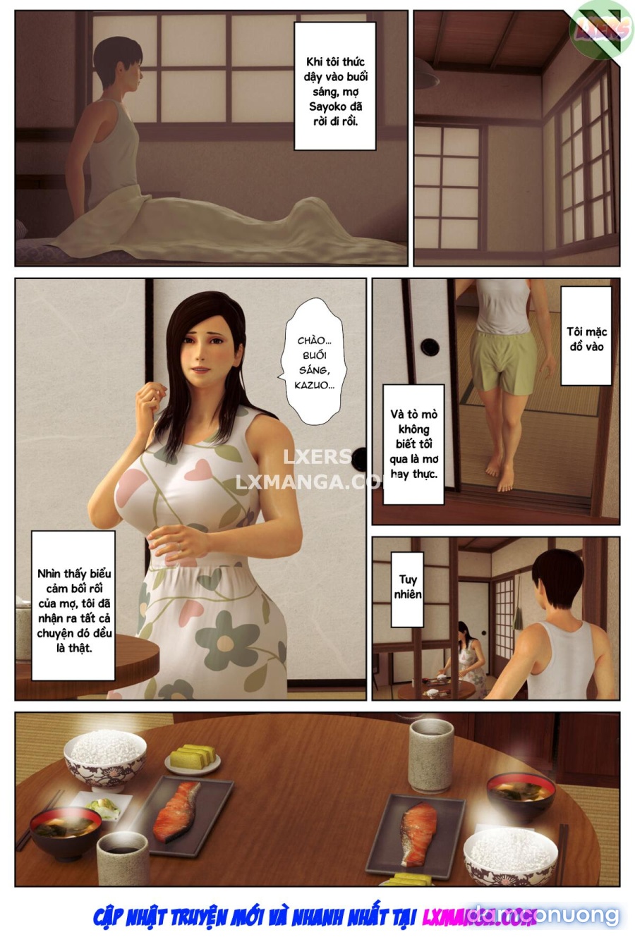 Sống cùng người mợ góa phụ 