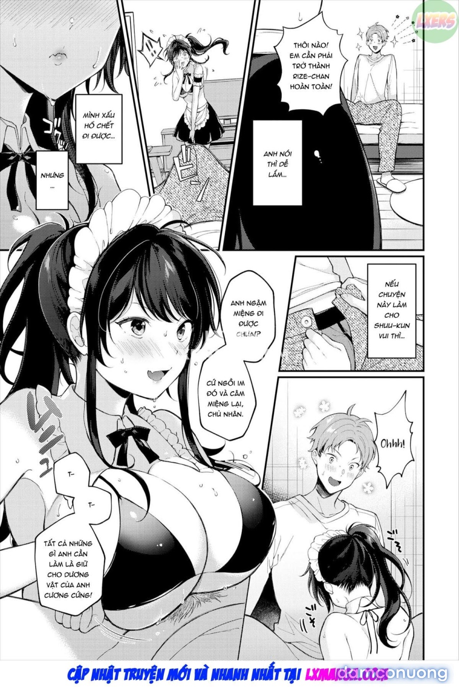 Hầu gái siêu bạo dâm Rize-chan 
