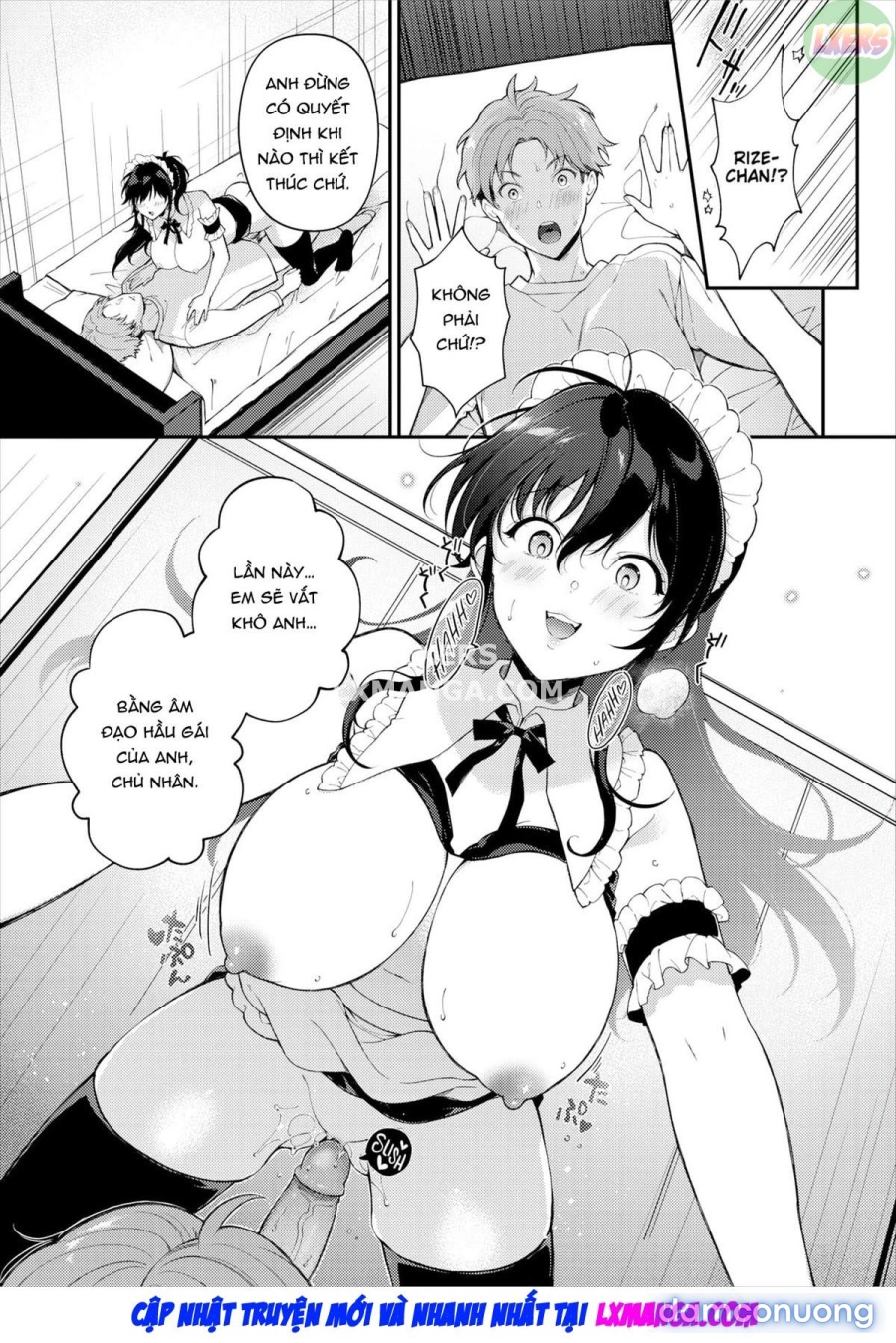 Hầu gái siêu bạo dâm Rize-chan 