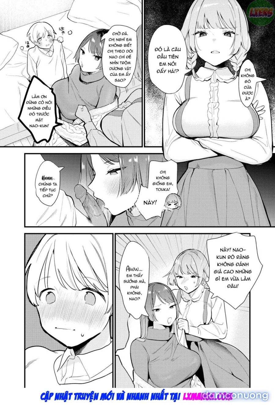 Không thoát được hai chị gái 
