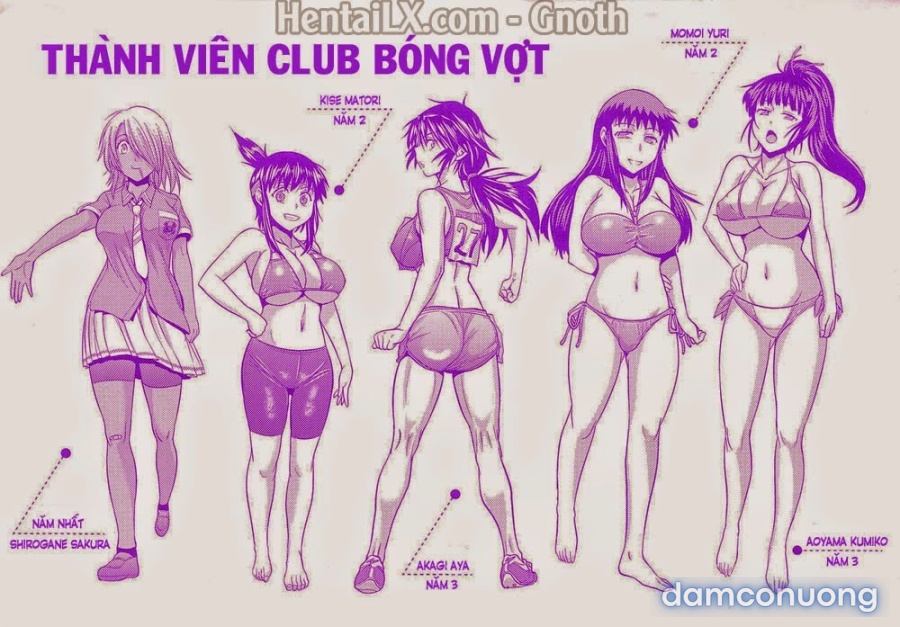 Những cô nàng ở clb bóng vợt + Sau 2 năm 