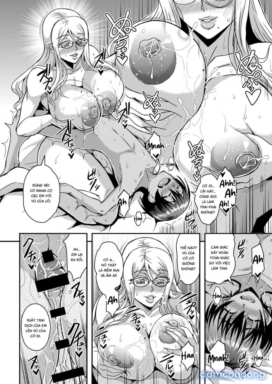 Bakunyuu Hitozuma Kinpatsu Gaikokujin Jokyoushi ga Mura no Inshuu de Kasshoku Shota no Fudeoroshi o Suru Hanashi 