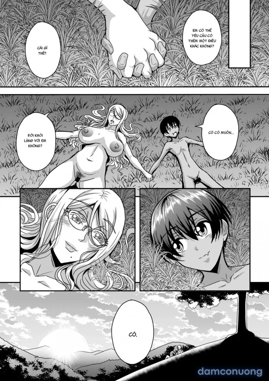 Bakunyuu Hitozuma Kinpatsu Gaikokujin Jokyoushi ga Mura no Inshuu de Kasshoku Shota no Fudeoroshi o Suru Hanashi 