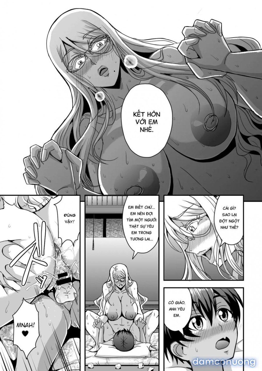 Bakunyuu Hitozuma Kinpatsu Gaikokujin Jokyoushi ga Mura no Inshuu de Kasshoku Shota no Fudeoroshi o Suru Hanashi 