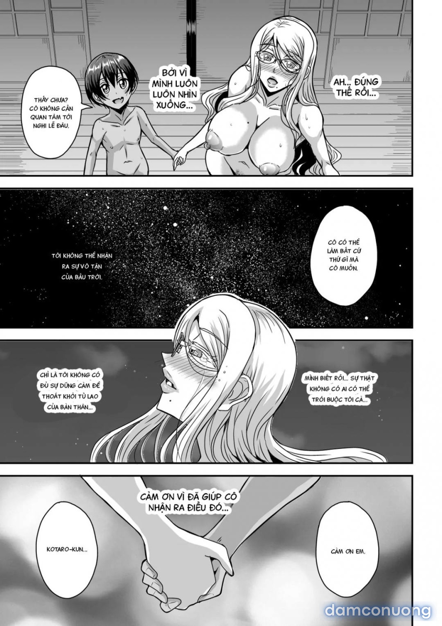 Bakunyuu Hitozuma Kinpatsu Gaikokujin Jokyoushi ga Mura no Inshuu de Kasshoku Shota no Fudeoroshi o Suru Hanashi 