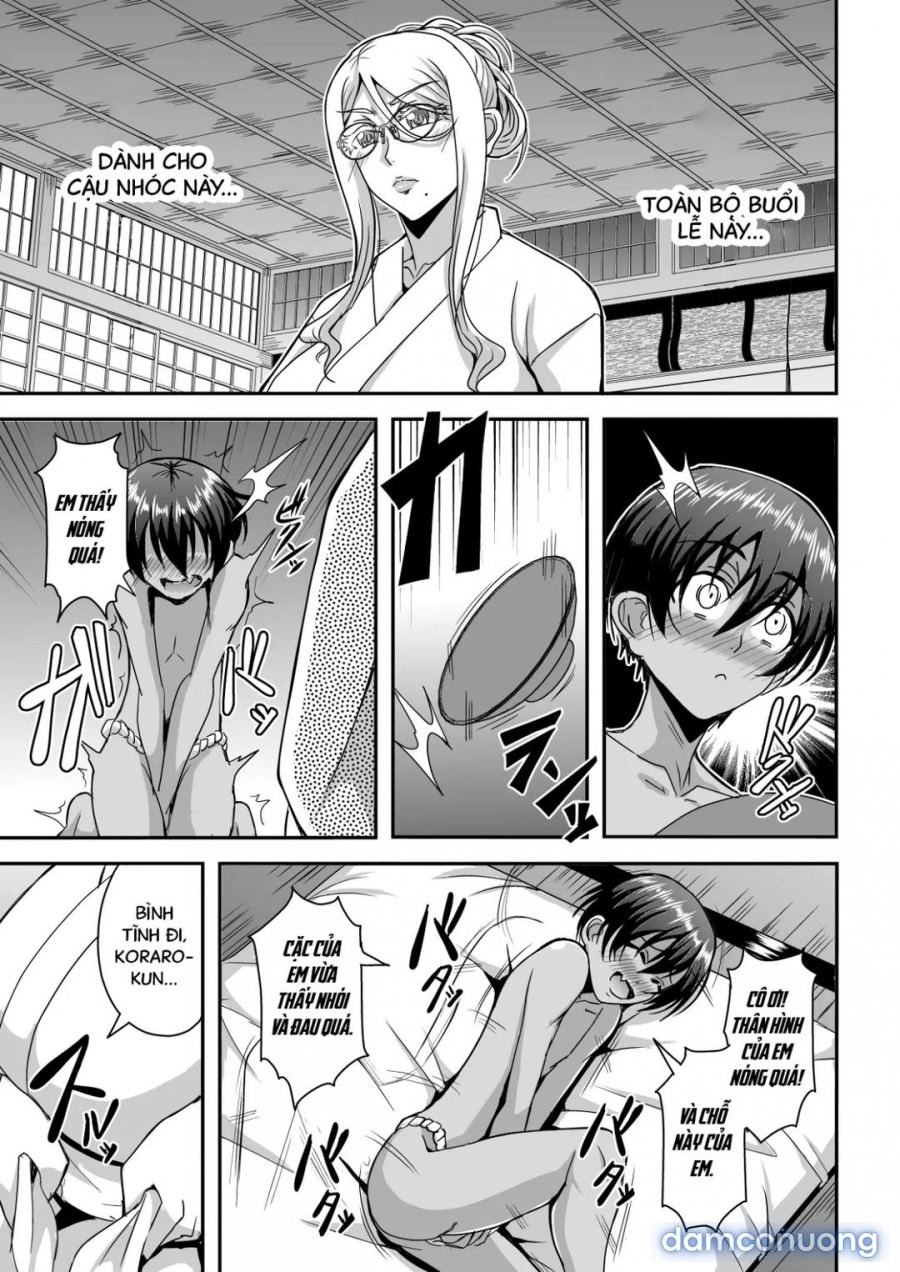 Bakunyuu Hitozuma Kinpatsu Gaikokujin Jokyoushi ga Mura no Inshuu de Kasshoku Shota no Fudeoroshi o Suru Hanashi 