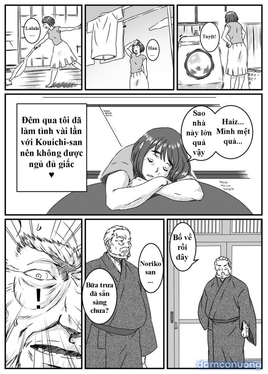 Cô Con Dâu Kanzaki Noriko Không Thể Cưỡng Lại Được Cha Chồng 