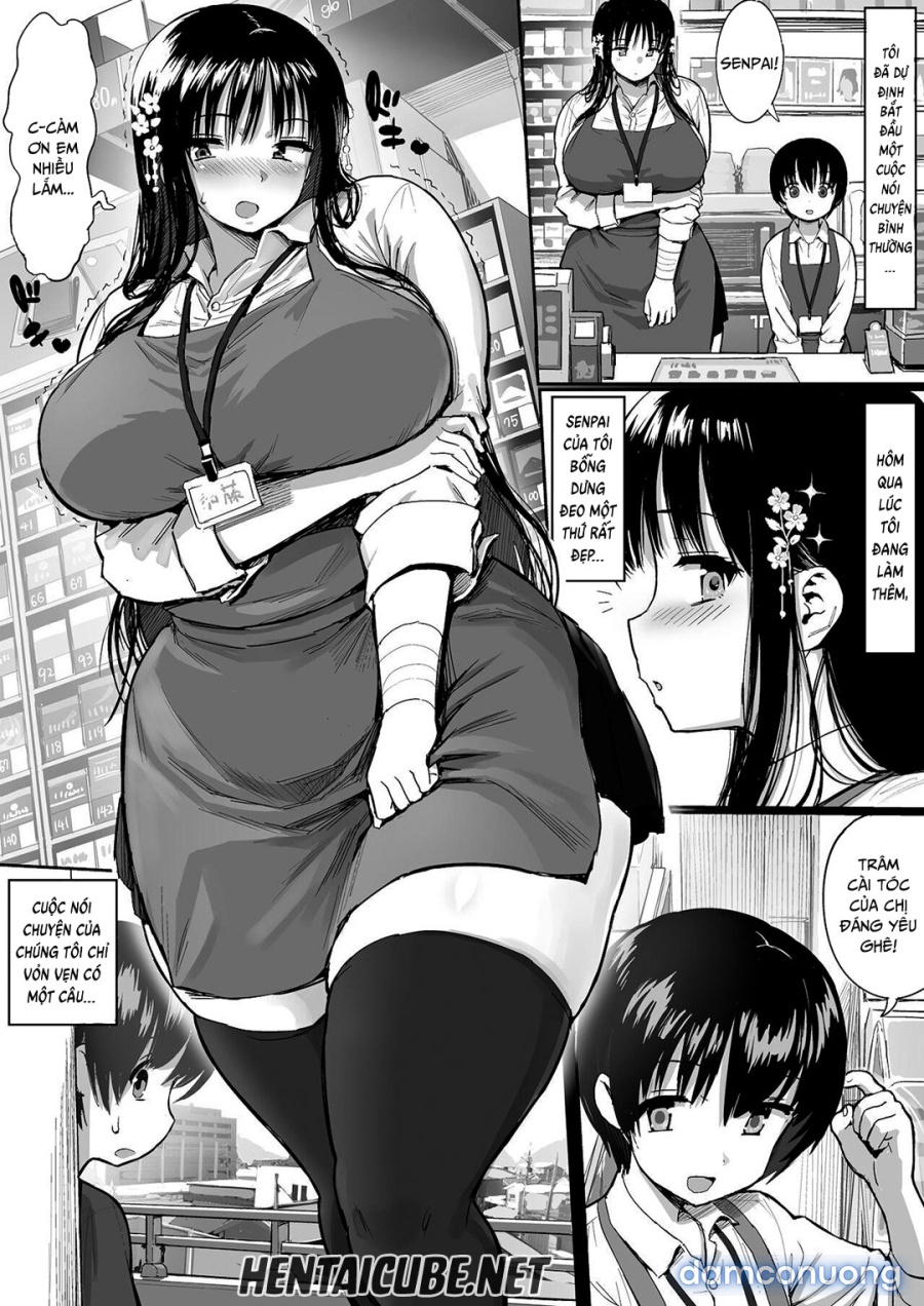 Câu chuyện bị cưỡng hiếp bởi senpai chỗ làm thêm 