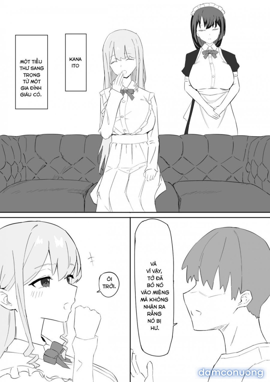 Ojou-sama to Maid o Iinazuke ni Torarete Okobore Ecchi suru Hanashi 