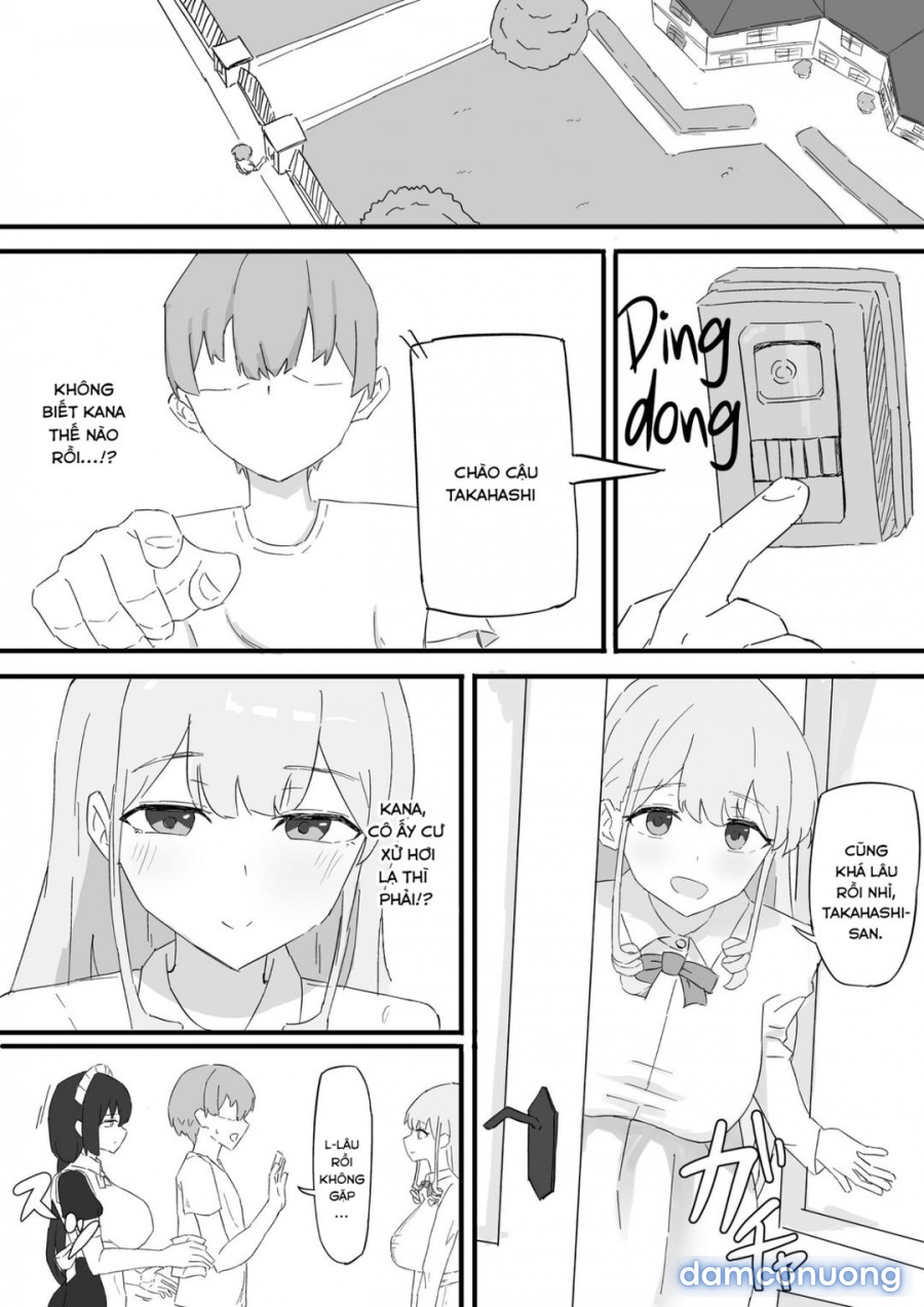 Ojou-sama to Maid o Iinazuke ni Torarete Okobore Ecchi suru Hanashi 