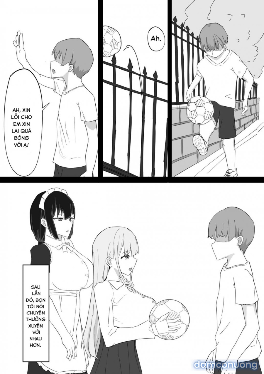 Ojou-sama to Maid o Iinazuke ni Torarete Okobore Ecchi suru Hanashi 