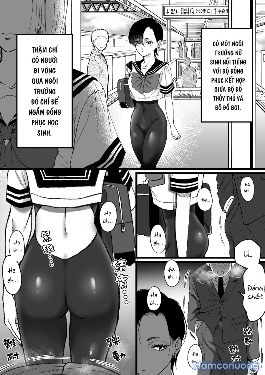 Sailor Fuku + Kyouei Mizugi no Mitsuga Sejou 