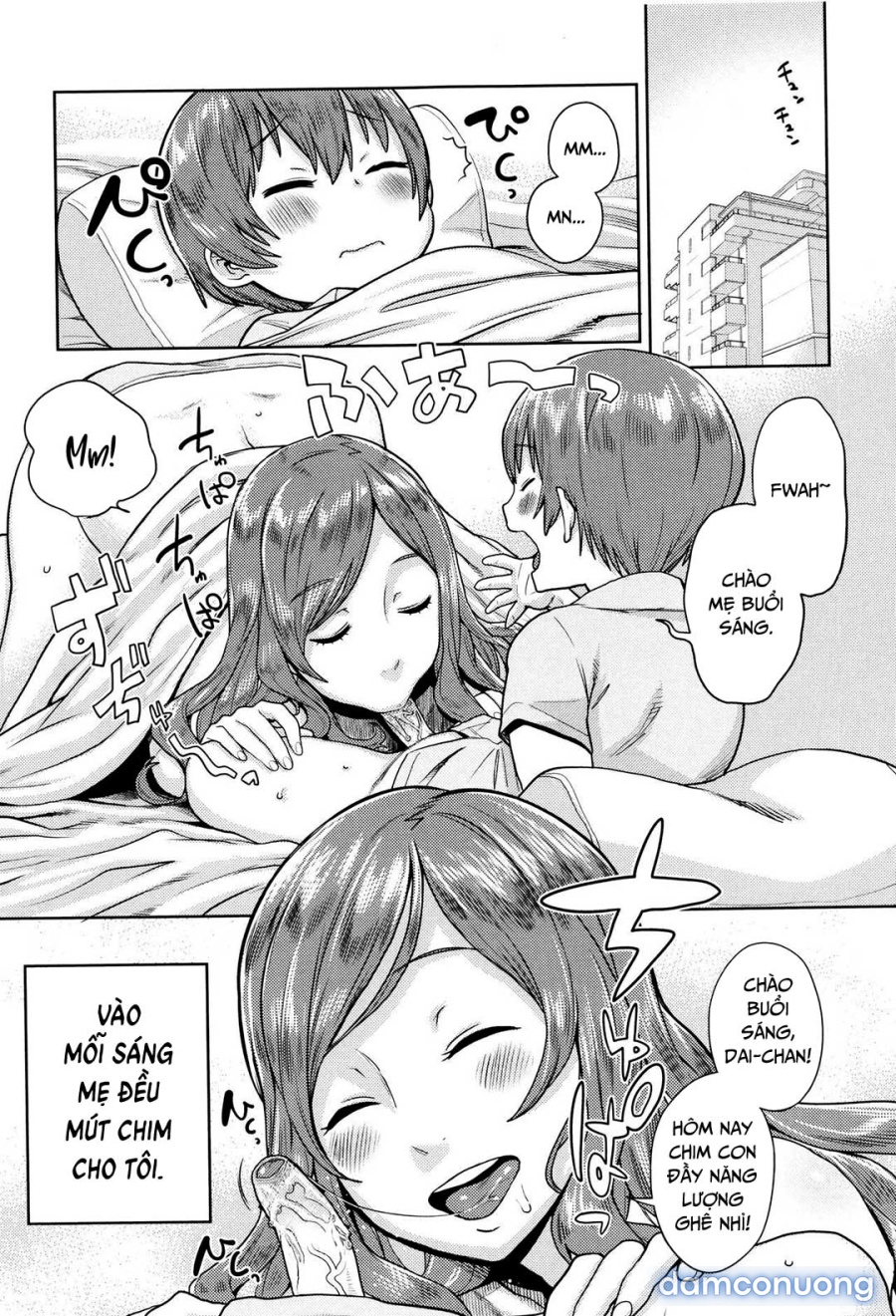 Chưa cai được sữa mẹ 