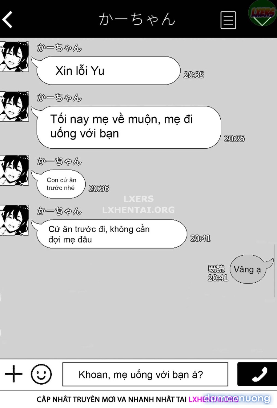 Mẹ tôi là bạn gái của thằng bạn tôi 