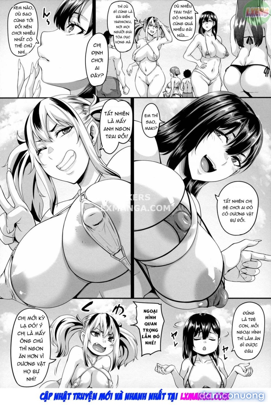 Kazoku Ryokou wa Yarimoku Beach de Sex Zanmai 