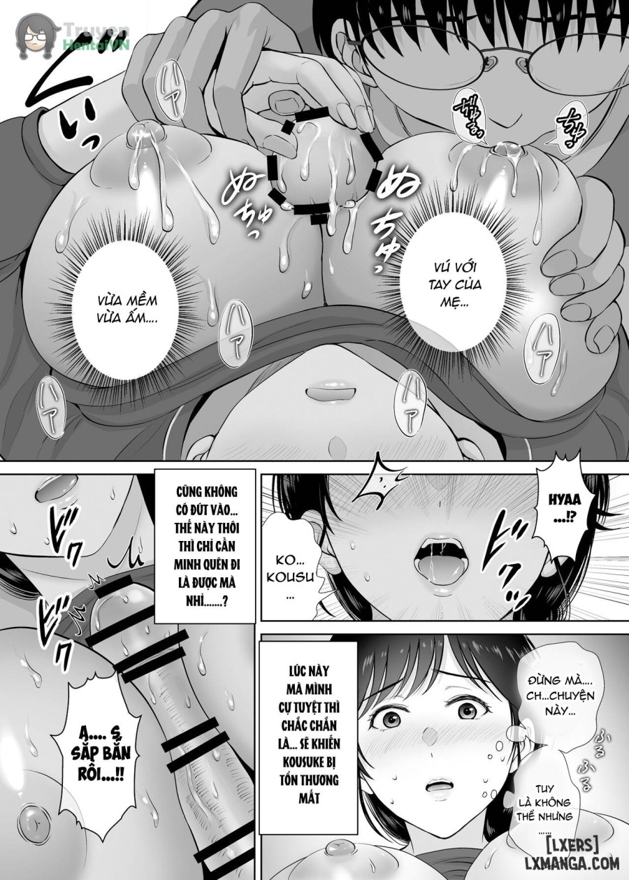 Kyonyuu Kaa-san ga Boku no Me mo Mae de 2 ~Bonyuu Mamire de Ikimakutta Hanashi~ 