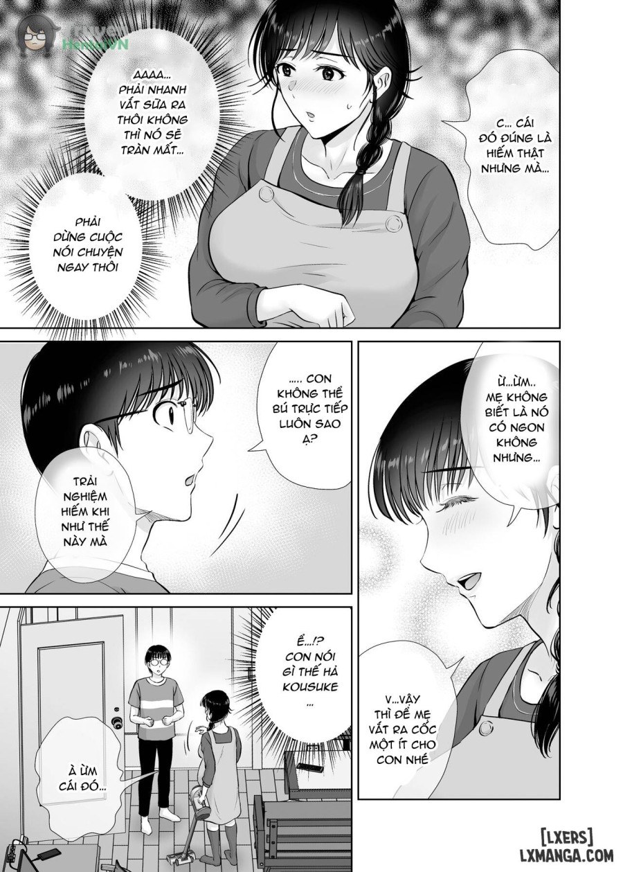 Kyonyuu Kaa-san ga Boku no Me mo Mae de 2 ~Bonyuu Mamire de Ikimakutta Hanashi~ 