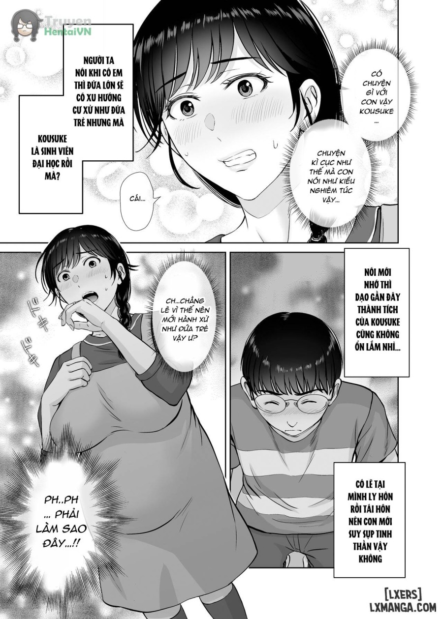 Kyonyuu Kaa-san ga Boku no Me mo Mae de 2 ~Bonyuu Mamire de Ikimakutta Hanashi~ 