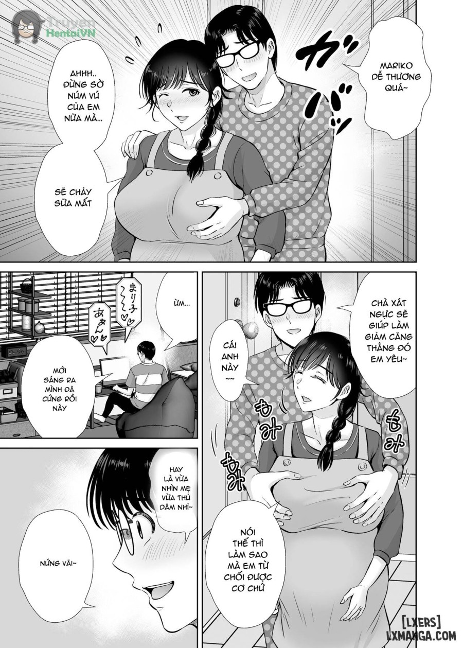 Kyonyuu Kaa-san ga Boku no Me mo Mae de 2 ~Bonyuu Mamire de Ikimakutta Hanashi~ 