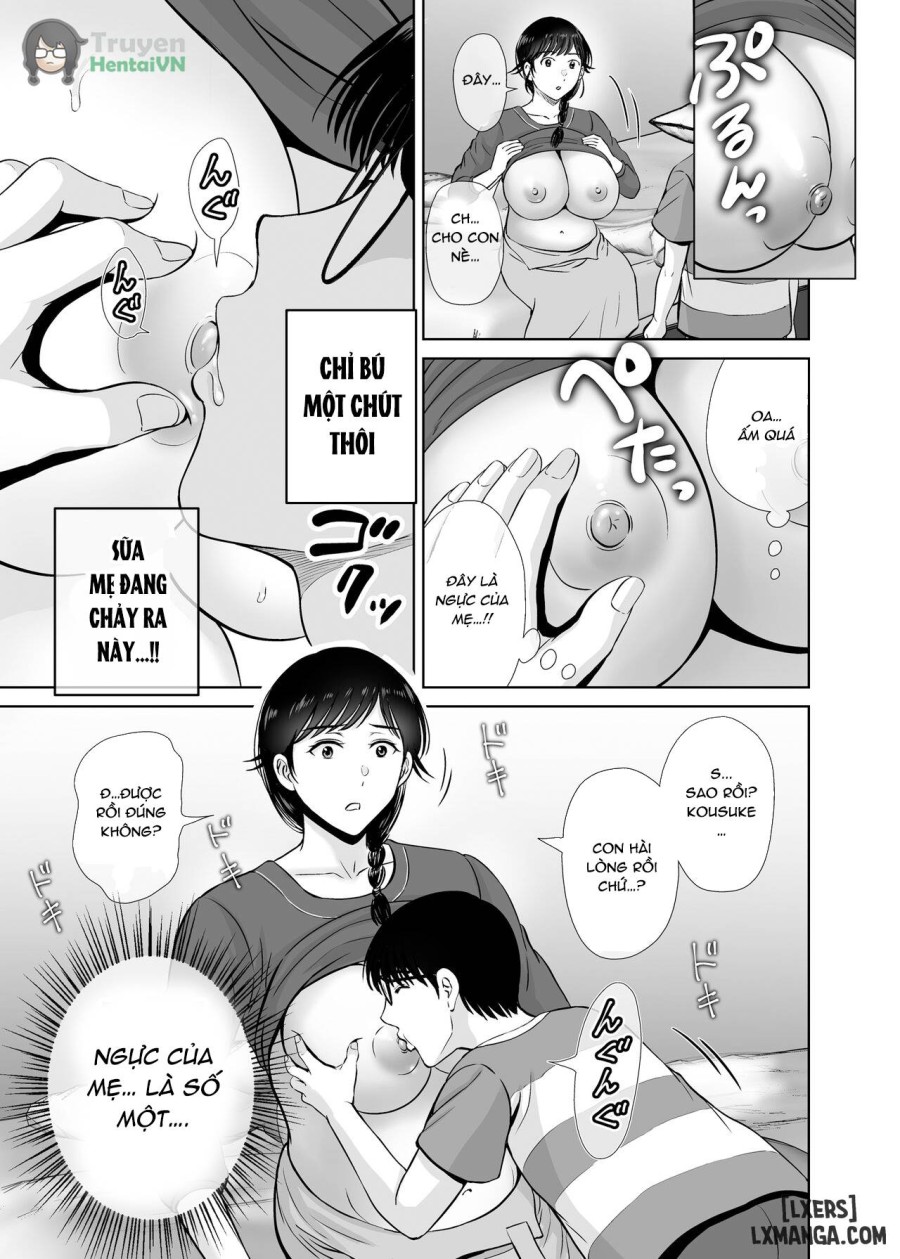 Kyonyuu Kaa-san ga Boku no Me mo Mae de 2 ~Bonyuu Mamire de Ikimakutta Hanashi~ 