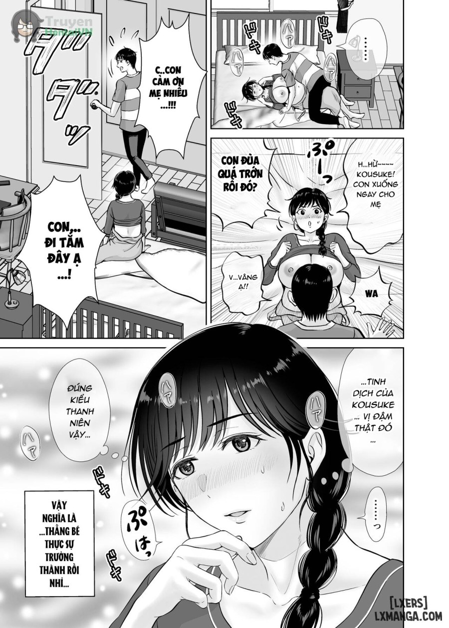 Kyonyuu Kaa-san ga Boku no Me mo Mae de 2 ~Bonyuu Mamire de Ikimakutta Hanashi~ 