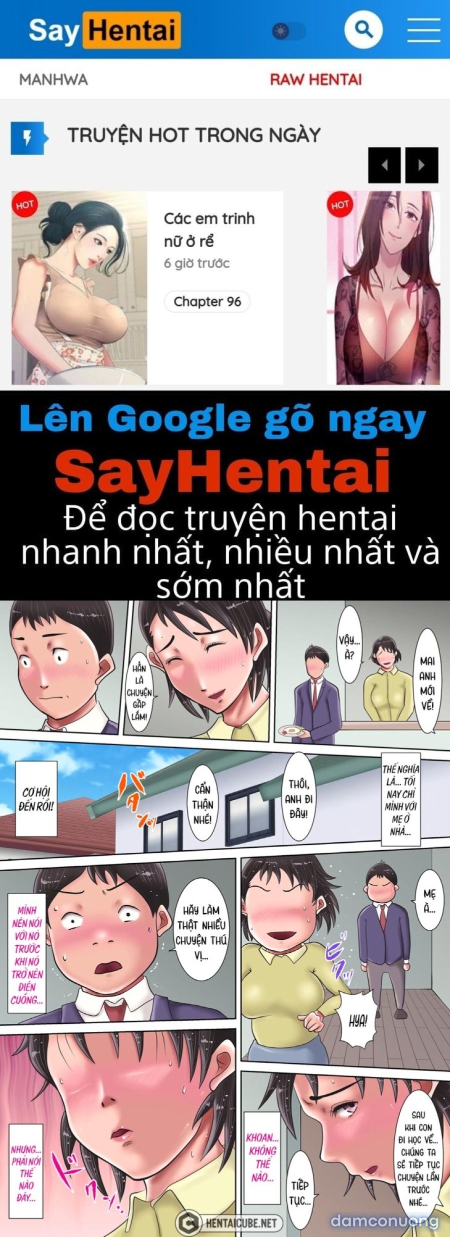 Mẹ đã thú nhận với tôi! 
