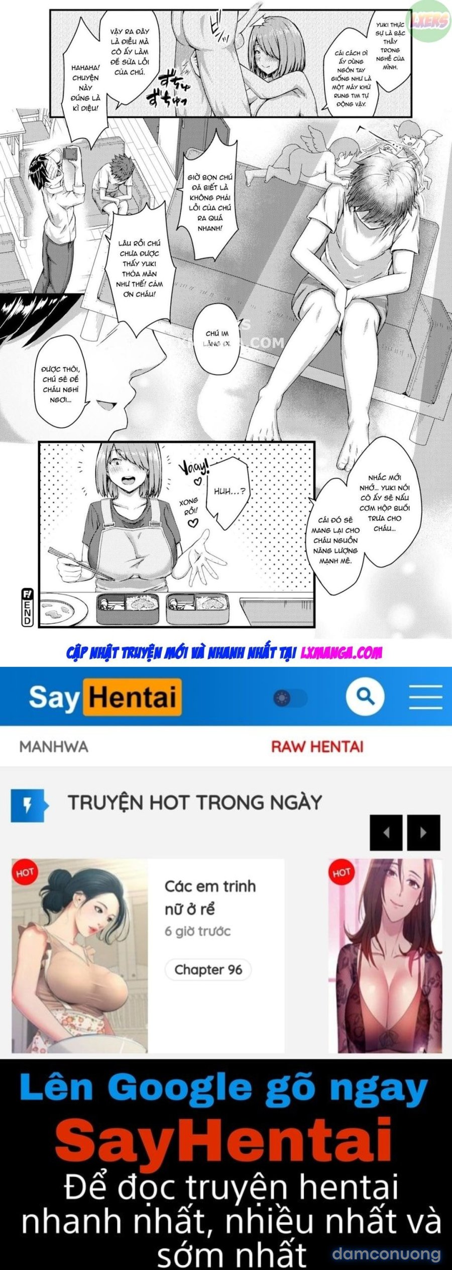 Nhờ cháu ngủ với vợ chú 