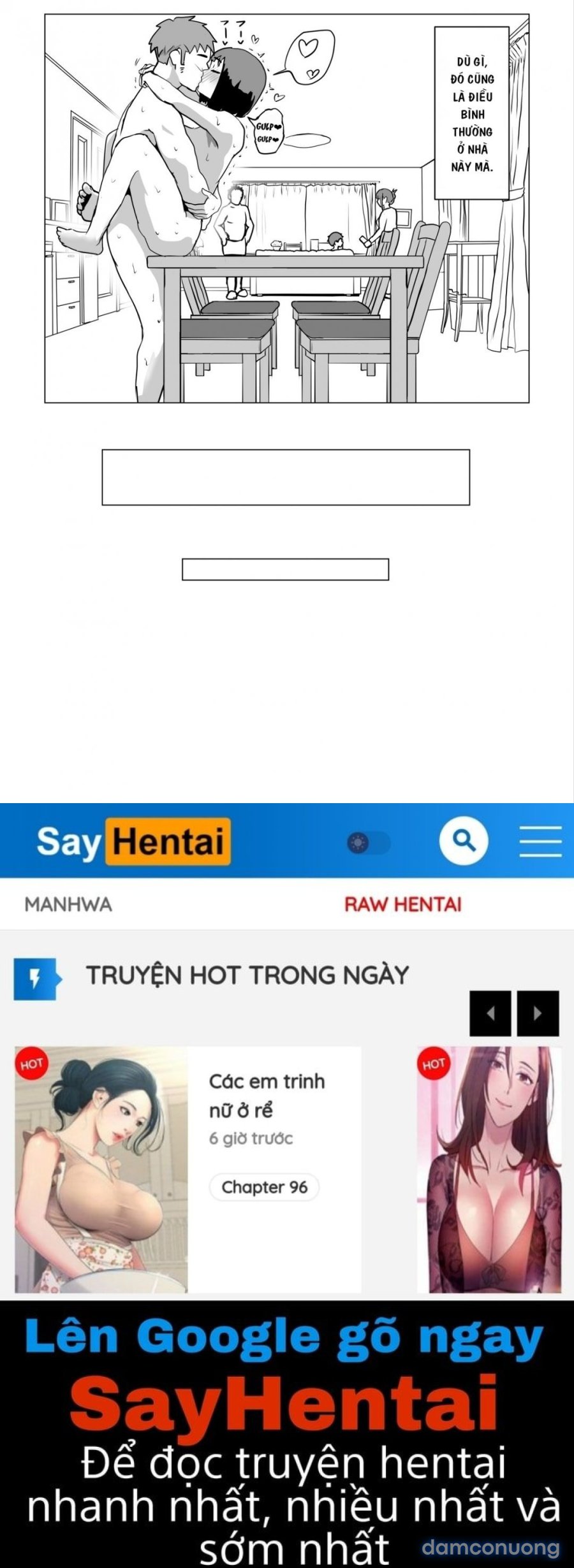 Quan hệ tình dục trong nhà tôi là điều bình thường 