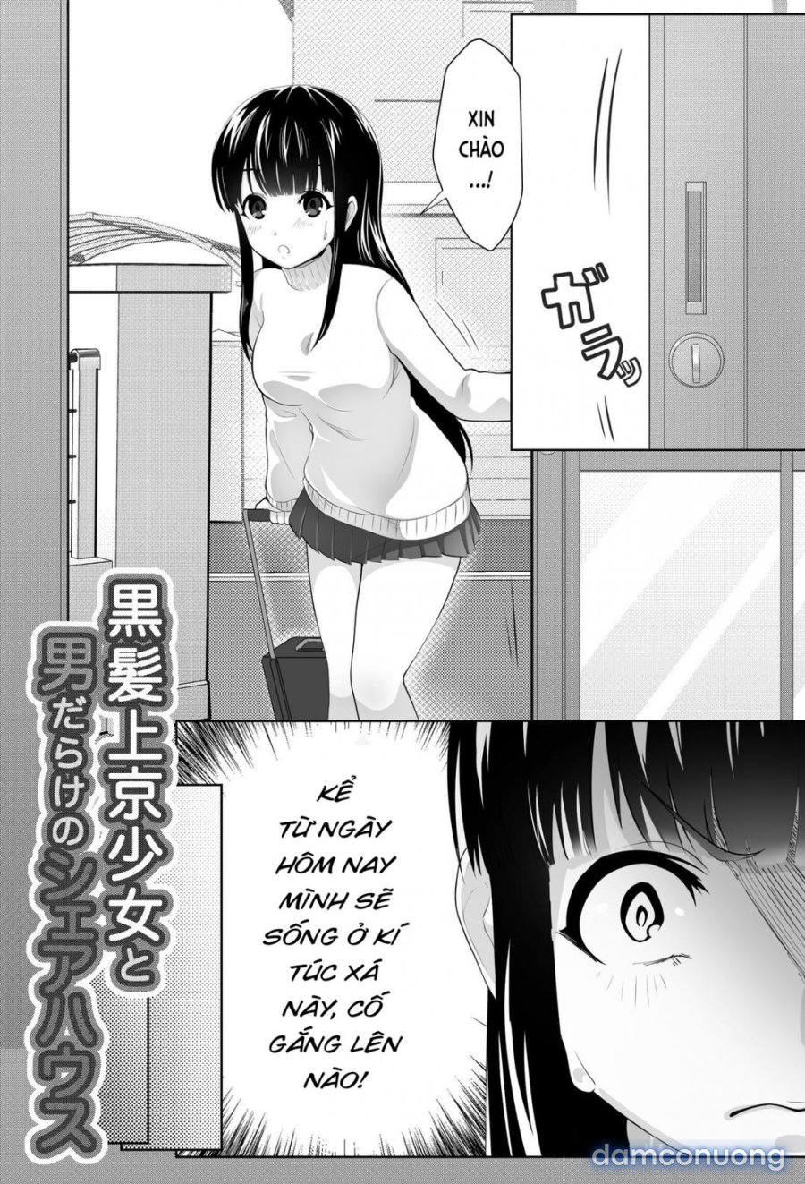 Kurokami Joukyou Shoujo to Otoko darake no Sharehouse 