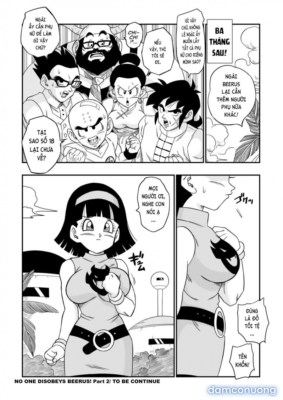 No One Disobeys Beerus! 