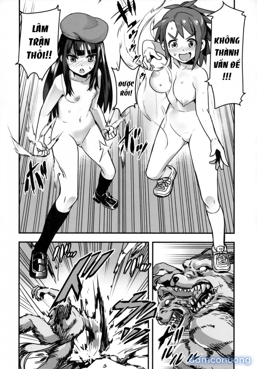 Hadakahime Honoka San Kyodai Osubuta vs Chounouryoku Shoujo! 