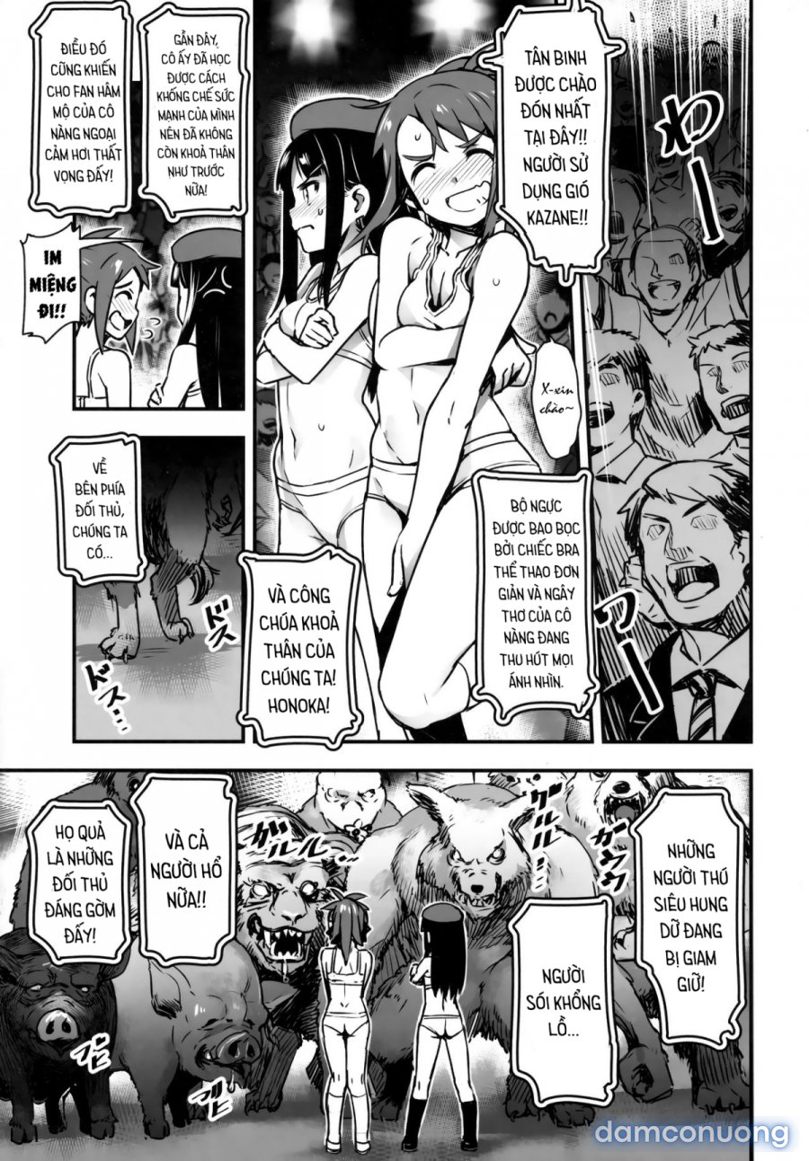 Hadakahime Honoka San Kyodai Osubuta vs Chounouryoku Shoujo! 