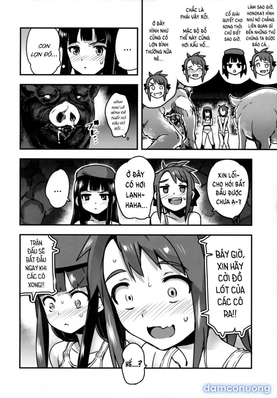 Hadakahime Honoka San Kyodai Osubuta vs Chounouryoku Shoujo! 