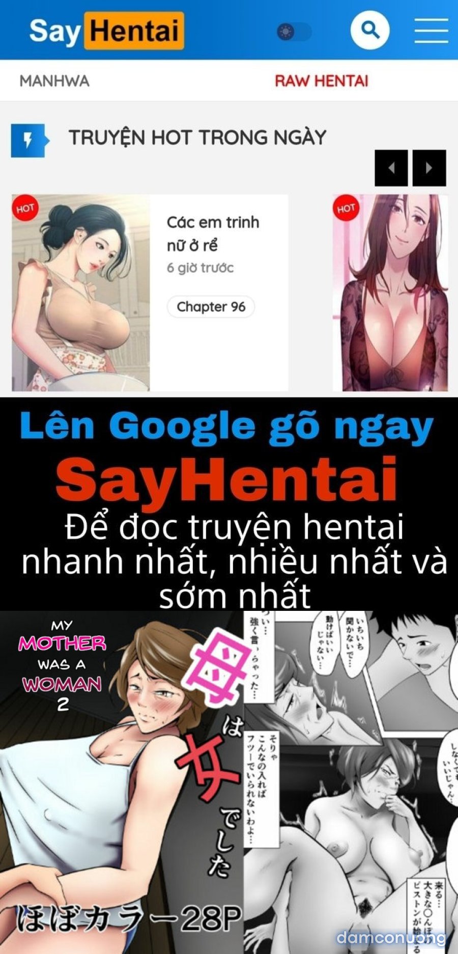 Mẹ tôi cũng là phụ nữ 