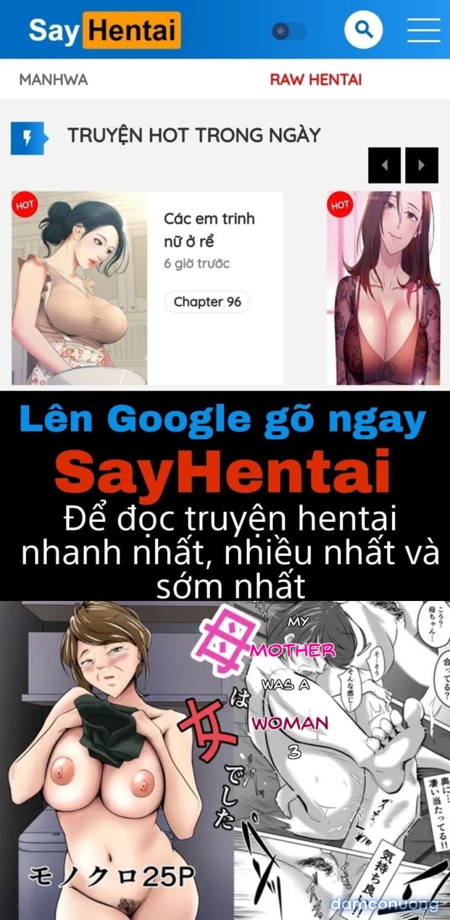 Mẹ tôi cũng là phụ nữ 