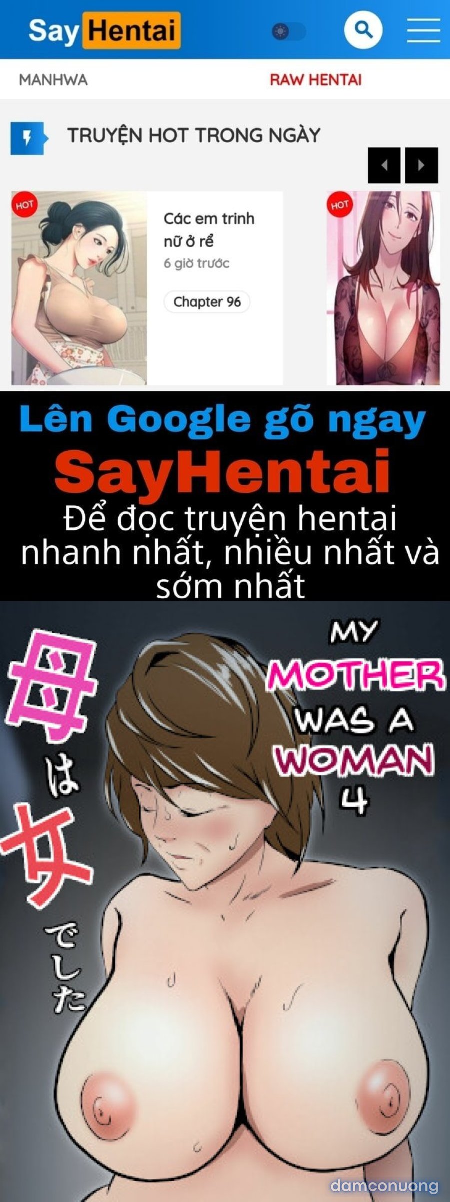 Mẹ tôi cũng là phụ nữ 
