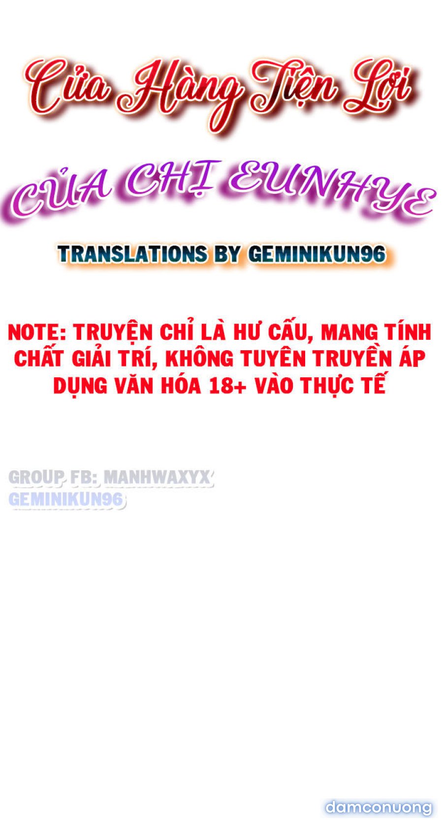Cửa hàng tiện lợi của chị Eunhye 