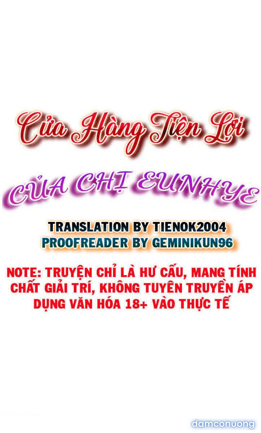 Cửa hàng tiện lợi của chị Eunhye 