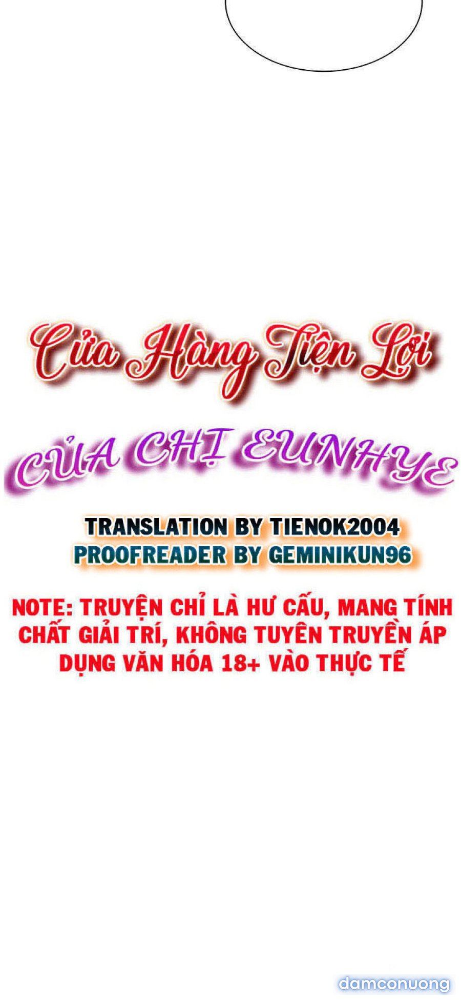 Cửa hàng tiện lợi của chị Eunhye 