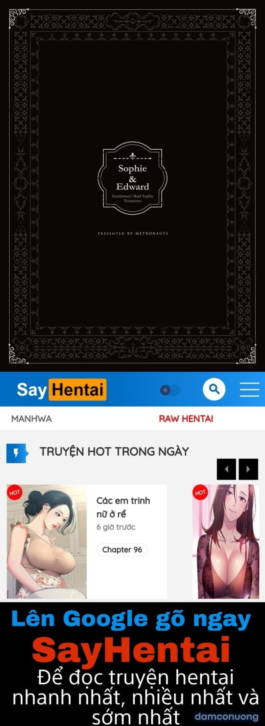 Nàng hầu gái Sophie với một quý ông 
