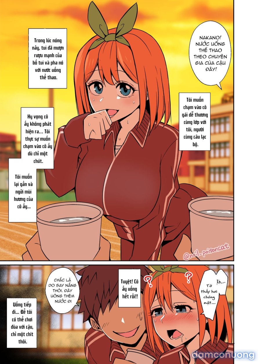 Nakano Yotsuba ni Osake o Nomasete Warui Koto o Suru Hanashi 