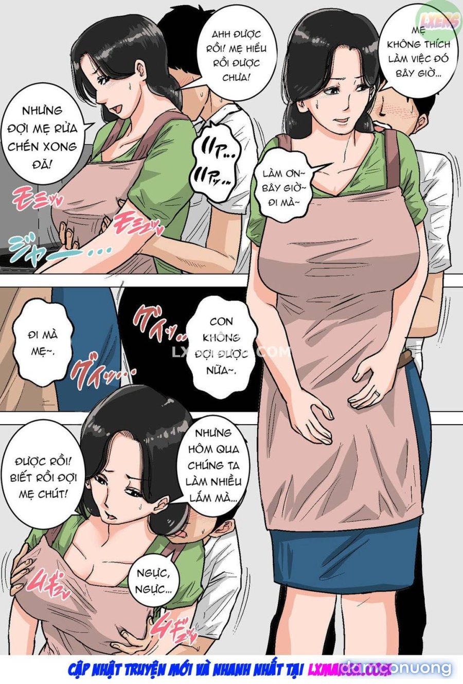 Bắn vào trong mẹ mỗi ngày 