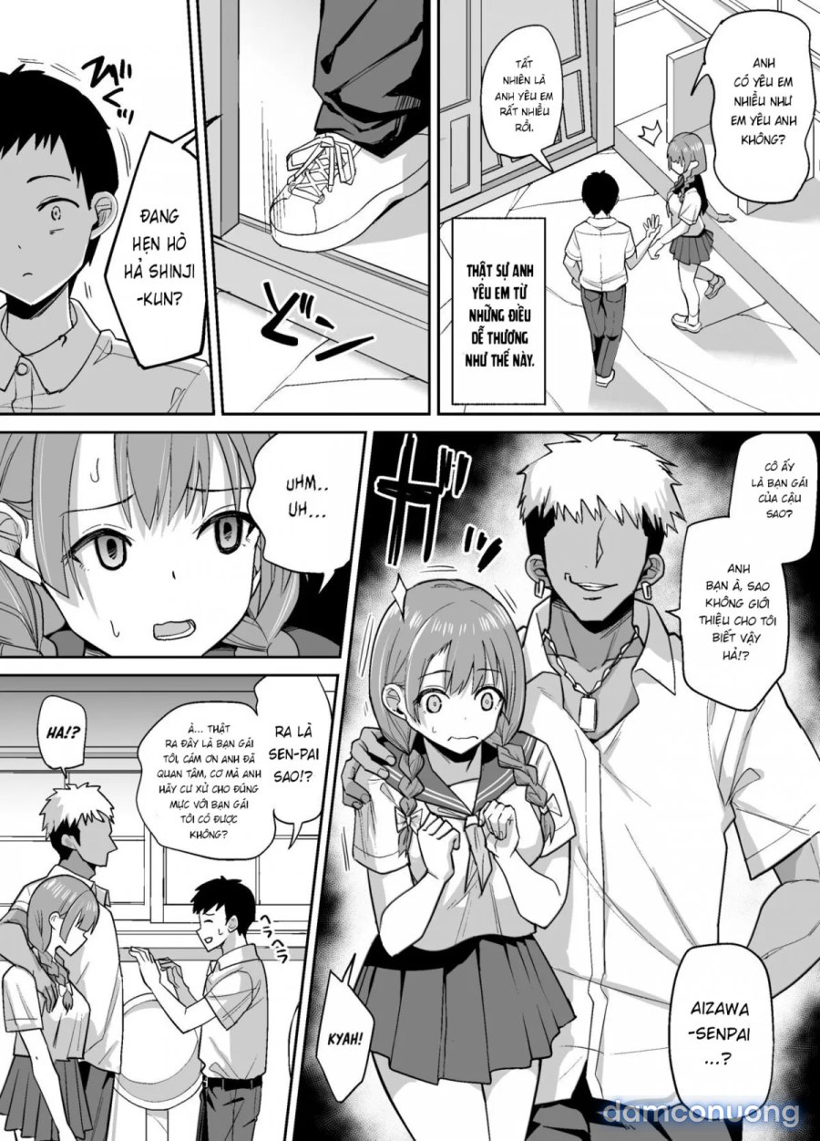 Inaka de wa Kawaii Kanojo wo Furyou no Senpai ni Netorare 