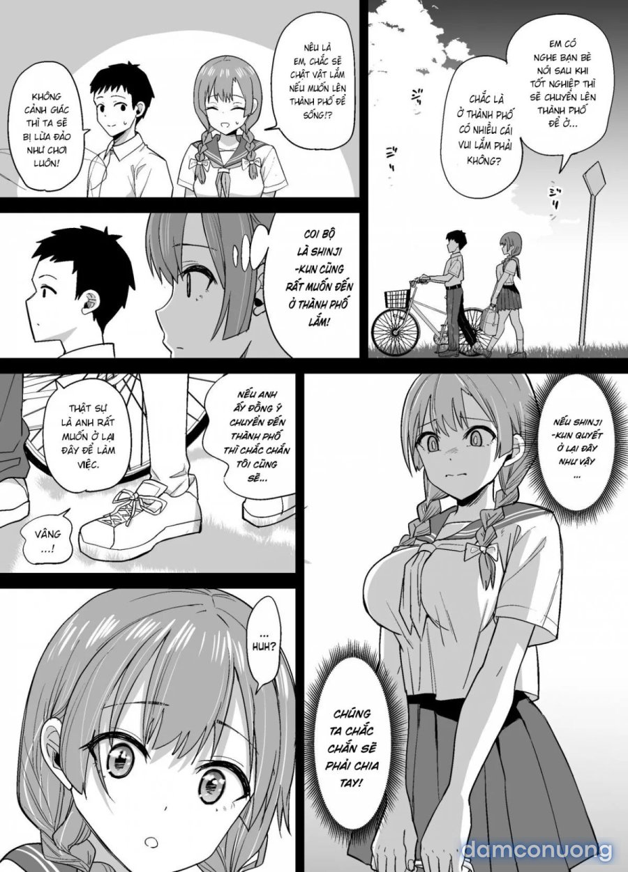 Inaka de wa Kawaii Kanojo wo Furyou no Senpai ni Netorare 
