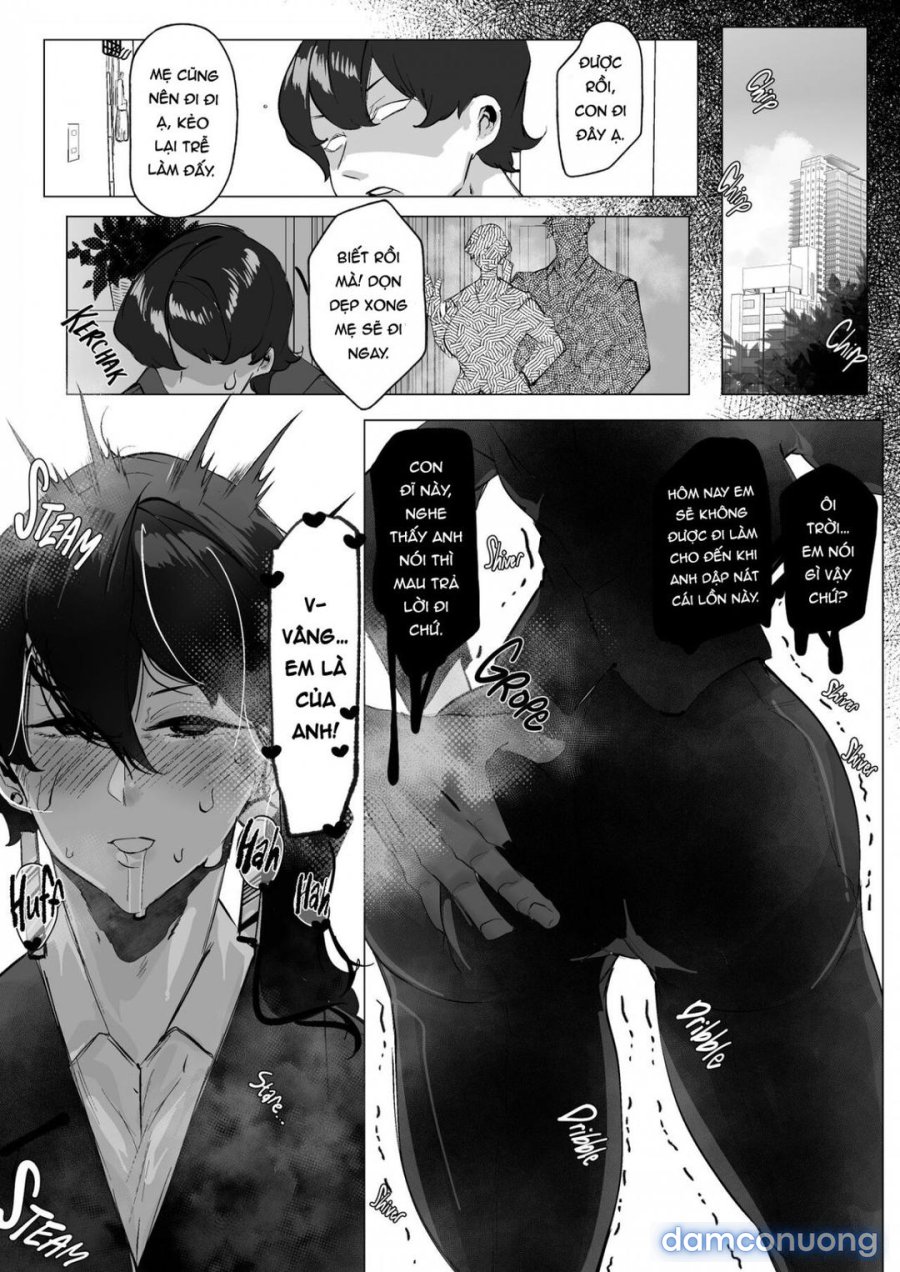 Miboujin Single Mother wa Kaisha no Joushi ni Mainichi Okasareteiru 