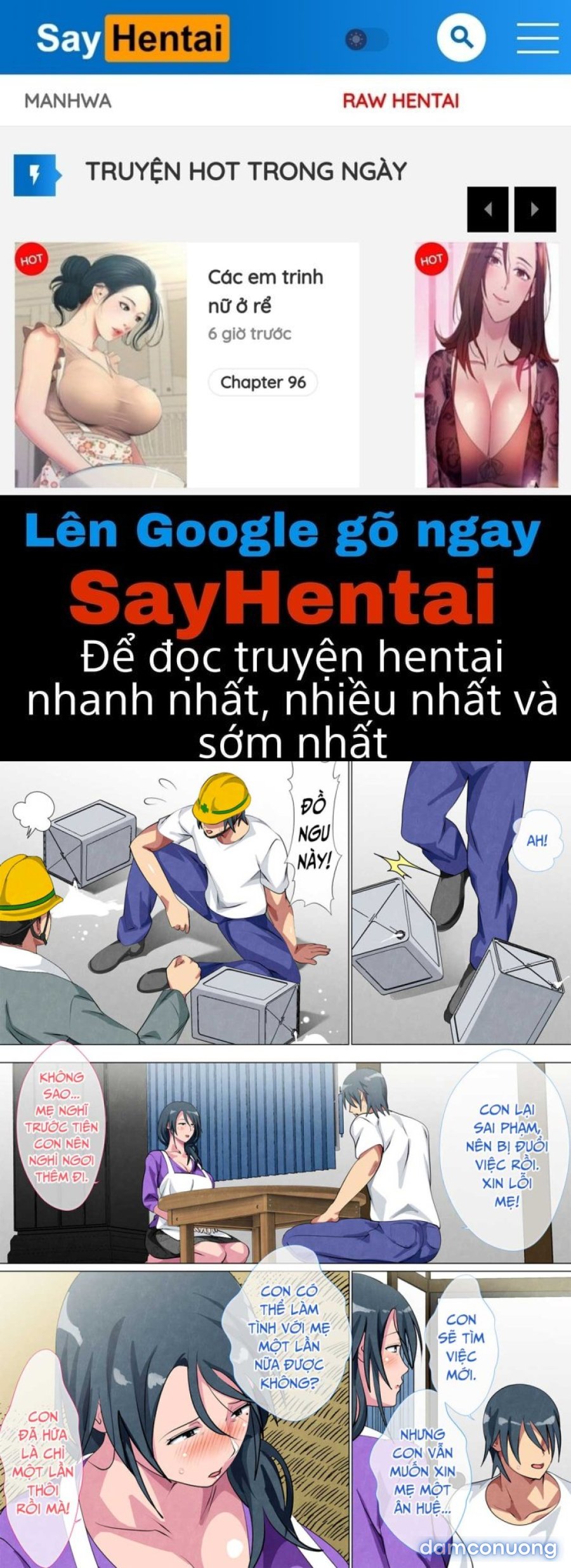 Người mẹ góa bụa Sayoko và con trai 